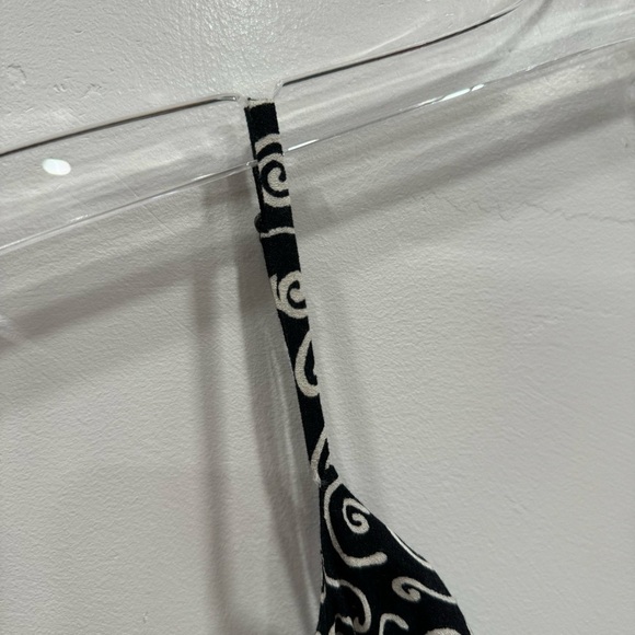 Reformation Astrid Midi Dress Spiral Print Black White Small - Picture 7 of 8